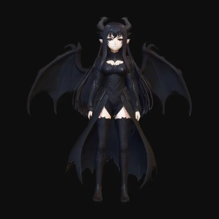 3D model for human anime Alduin