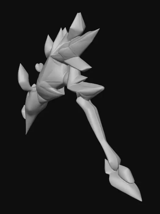 3D model for Blue Synthwave