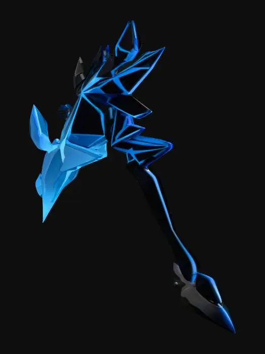 3D model for Blue Synthwave