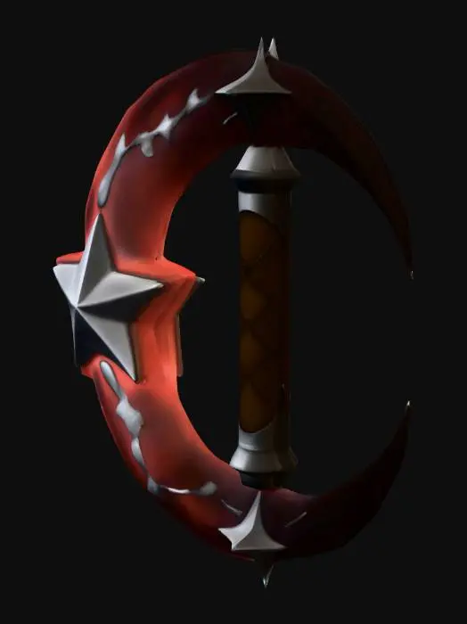 3D model for Starry Crescent Dagger
