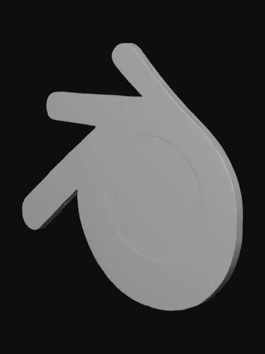 3D model for Blender Logo