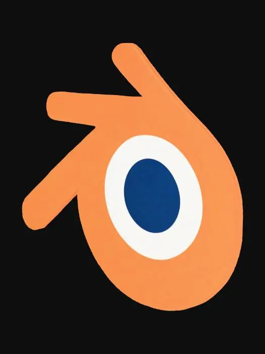 3D model for Blender Logo