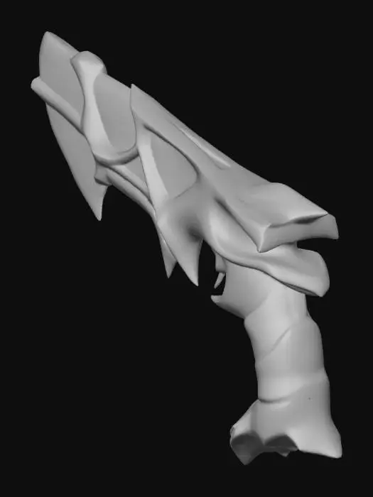 3D model for Violet Rift Pistol