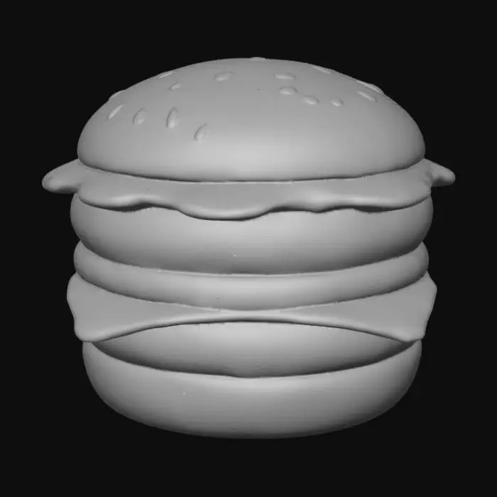 3D model for Double Cheeseburger