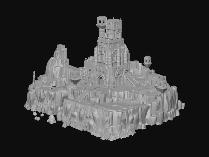 3D model for Sand Castle