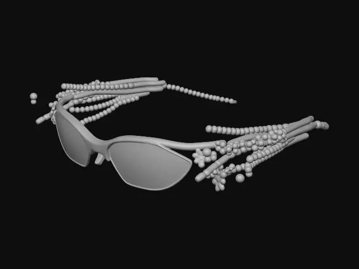 3D model for Floral Beaded Glasses