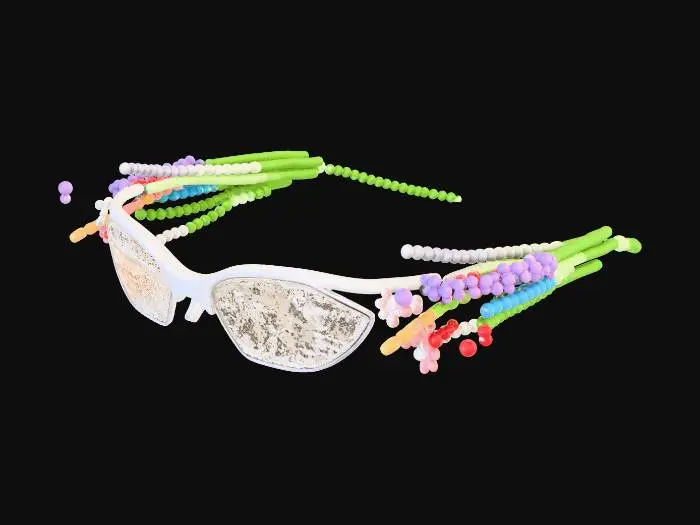 3D model for Floral Beaded Glasses