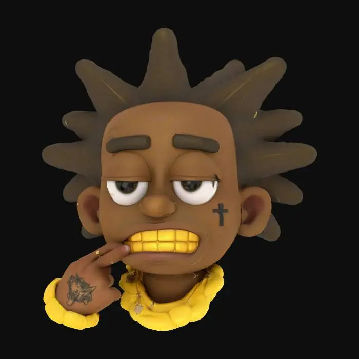 3D model for Gold Grin Swagger