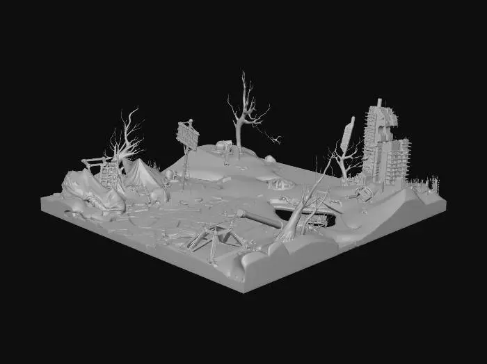 3D model for Toxic Haven