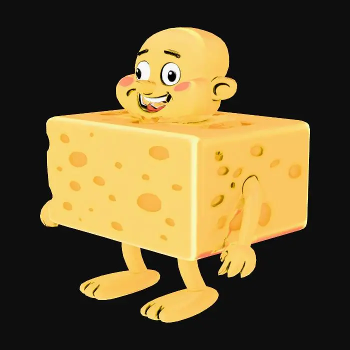 3D model for The Cheese Person