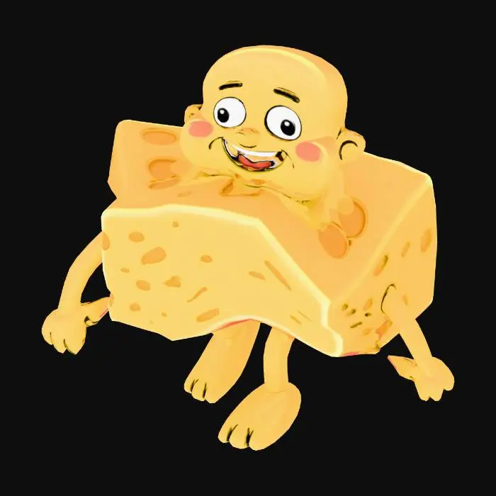 3D model for The Cheese Person