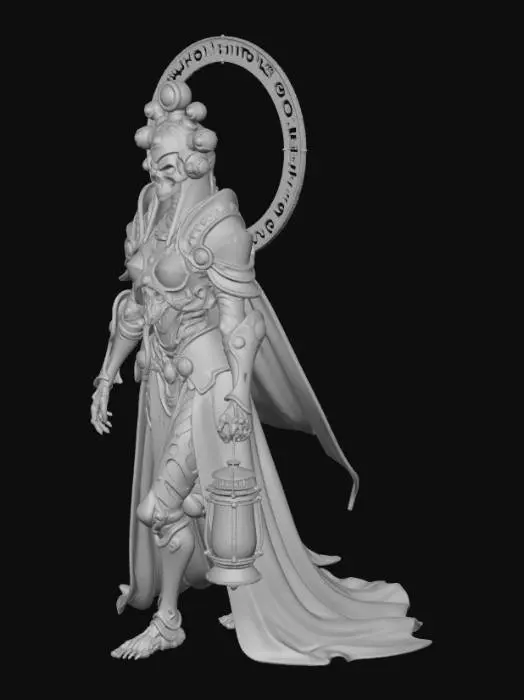 3D model for Emerald Lantern of the Skullbound