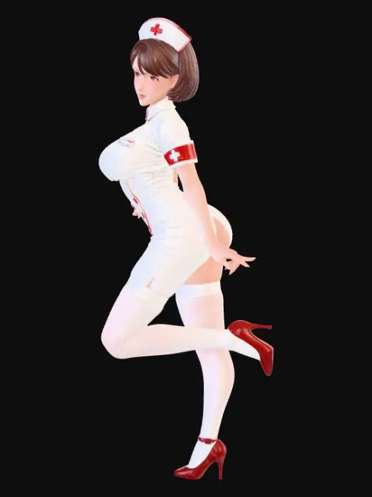 3D model for Crimson Cross Nurse