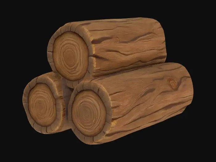 3D model for Stacked Logs