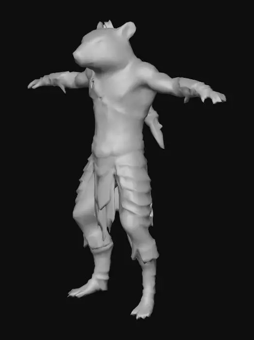 3D model for Warrior Rat Archer