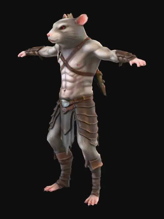 3D model for Warrior Rat Archer