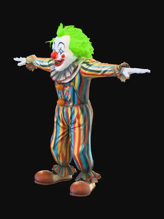 3D model for Colorful Jester