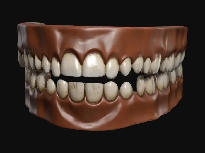 3D model for Highly Detailed, Teeth set model,Ultra Realistic, Polished, Organic, Game Assets