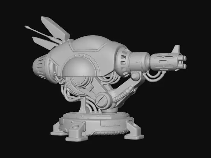 3D model for Plasma Turret MK III