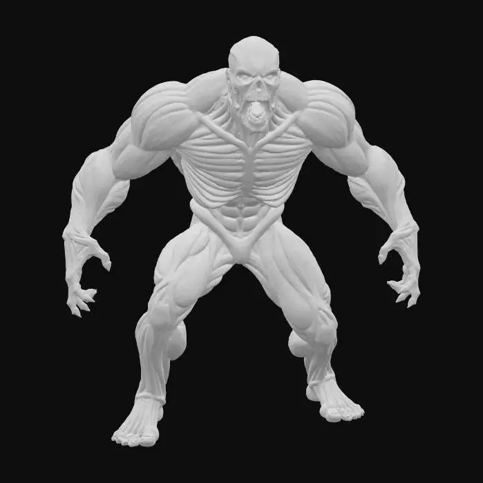 3D model for  Titan from attack on Titans 