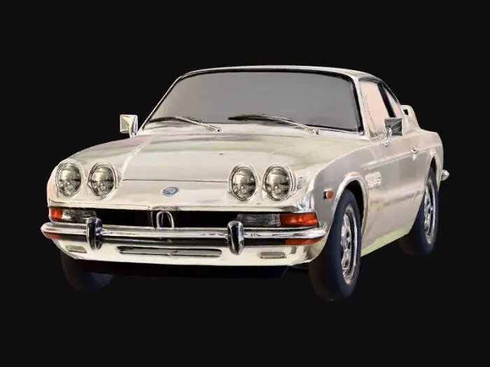 3D model for 1970s BMW coupe