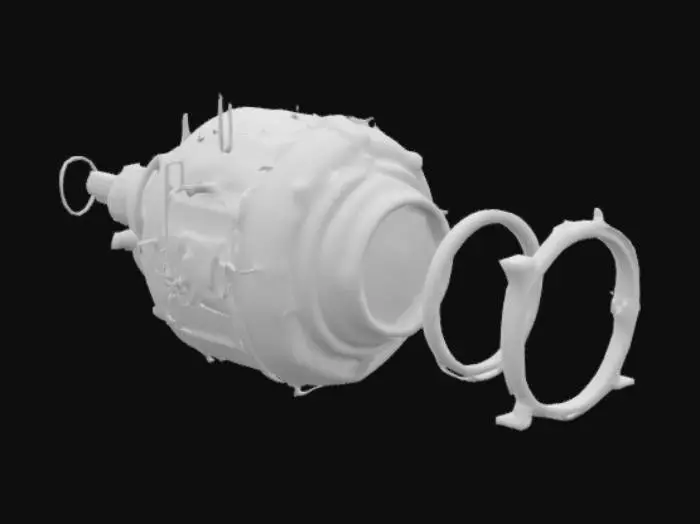 3D model for Gear Assembly Exploded View