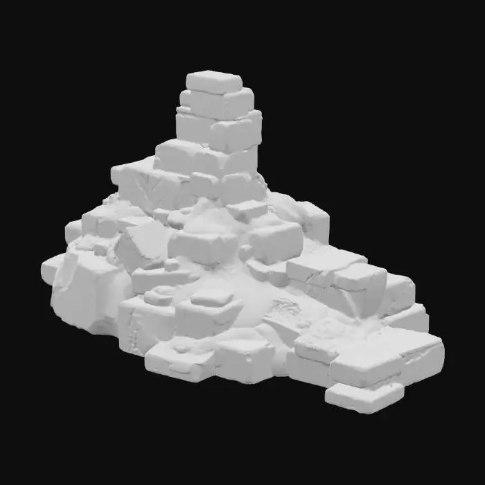 3D model for Crumbled Ruins