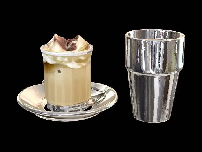 3D model for Creamy Mocha with Whipped Cream
