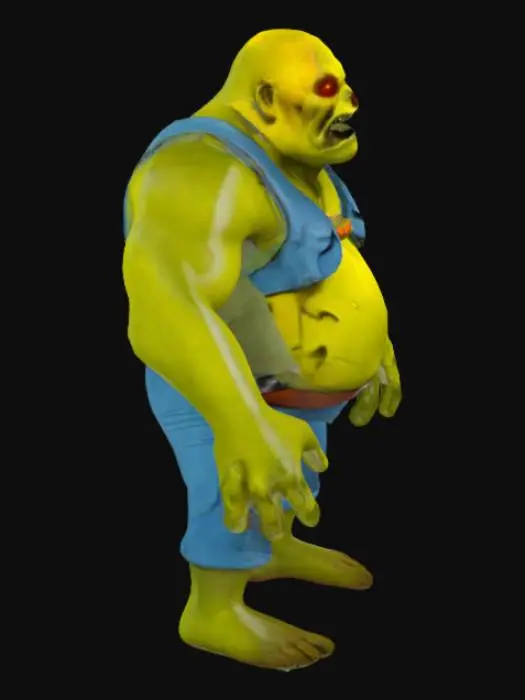 3D model for Fat Zombie