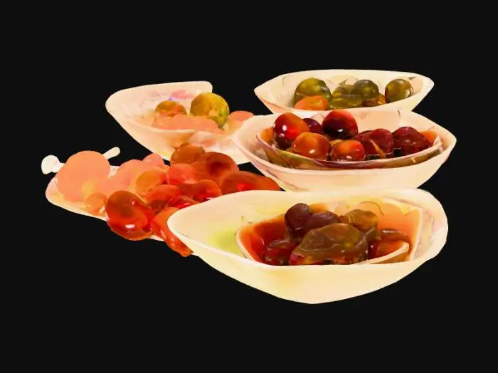 3D model for Assorted Moroccan Preserves