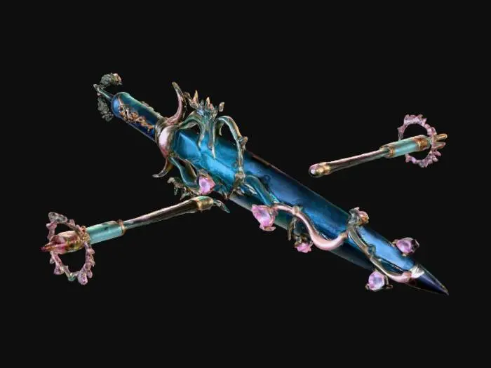 3D model for Jewel-Encrusted Sword