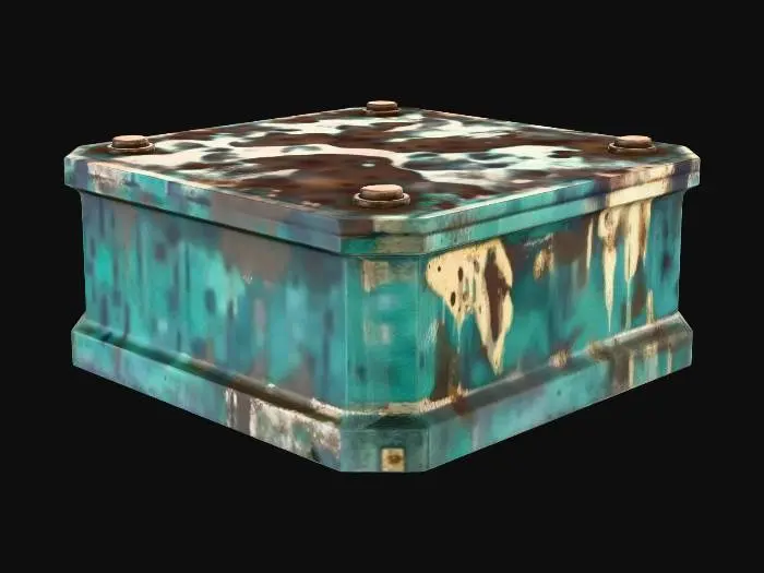 3D model for Copper Verdigris Box