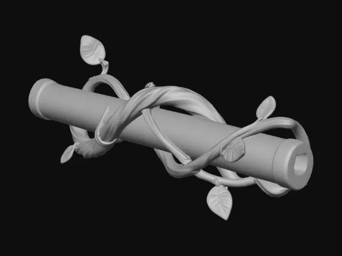 3D model for Emerald Vine Scroll
