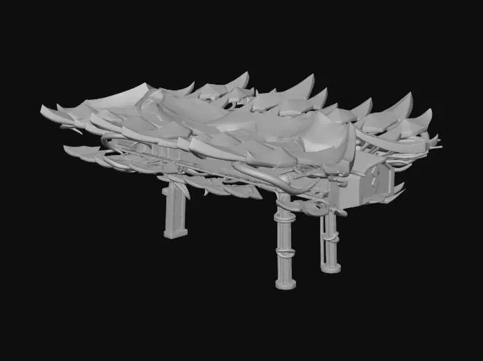 3D model for Crystalline Bloom Platform