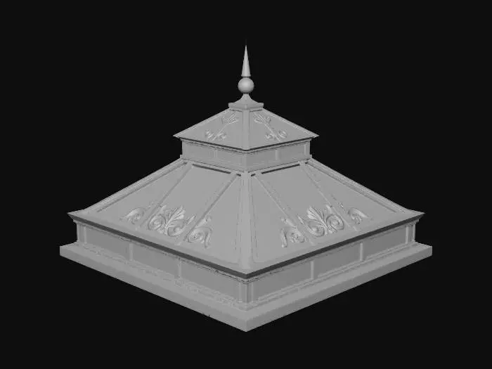 3D model for Ornate Skylight Design