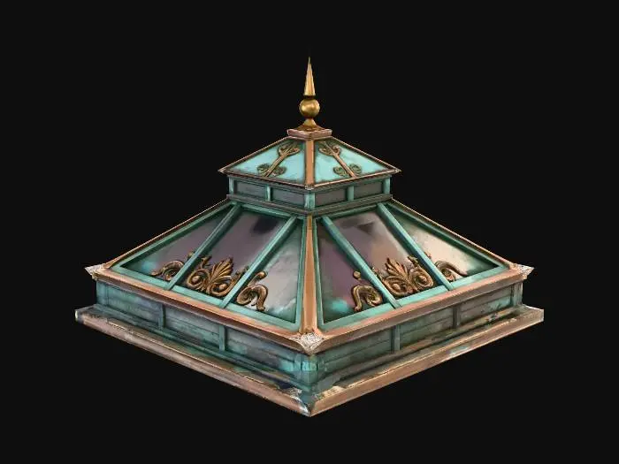 3D model for Ornate Skylight Design