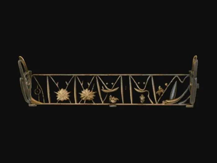 3D model for Floral Ironwork Design