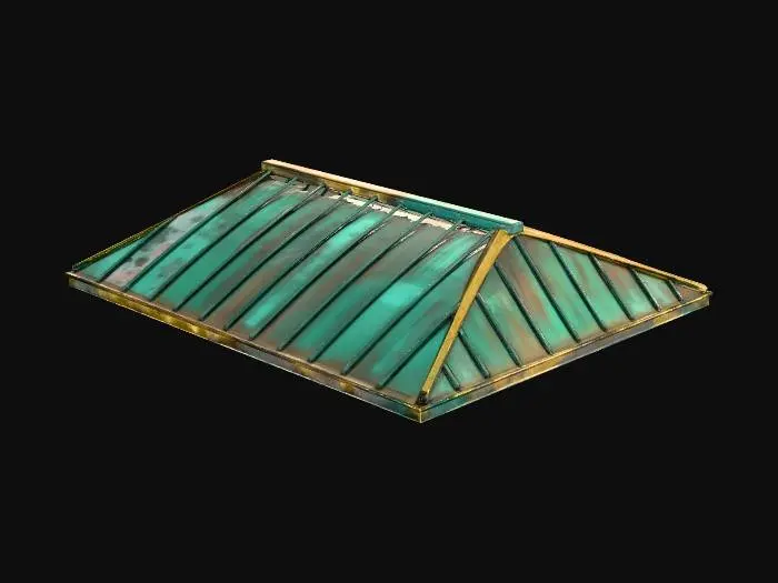 3D model for Patina Roof Panels