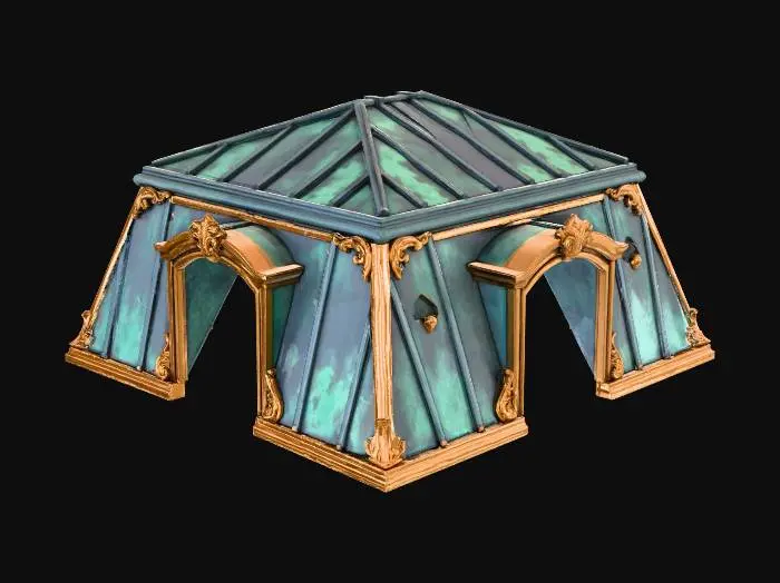 3D model for Ornate Pavilion