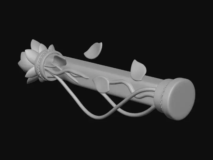 3D model for Enchanted Blossom Vial