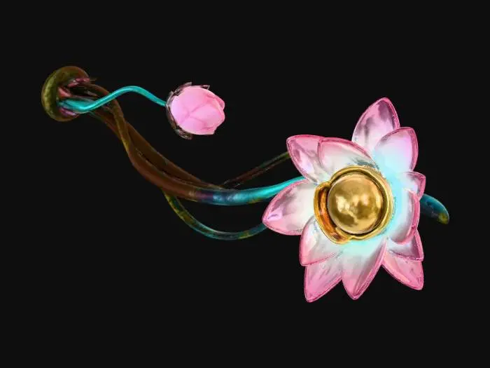 3D model for Lotus Harmony Wand