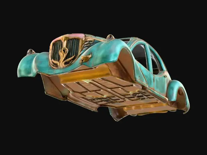 3D model for Futuristic Art Deco Car Shell