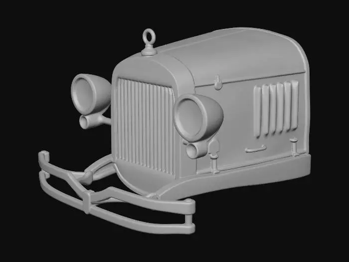 3D model for Vintage Car Front