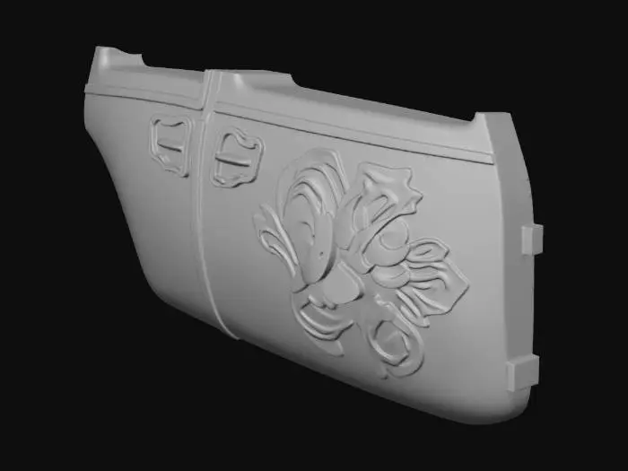3D model for Chrysalis Door Art