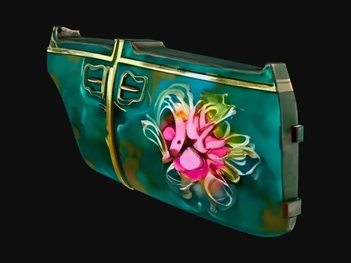 3D model for Chrysalis Door Art