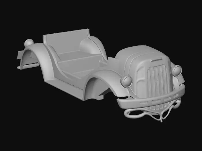 3D model for Antique Carriage Frame