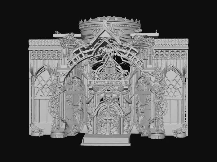 3D model for Emerald Glass Cathedral