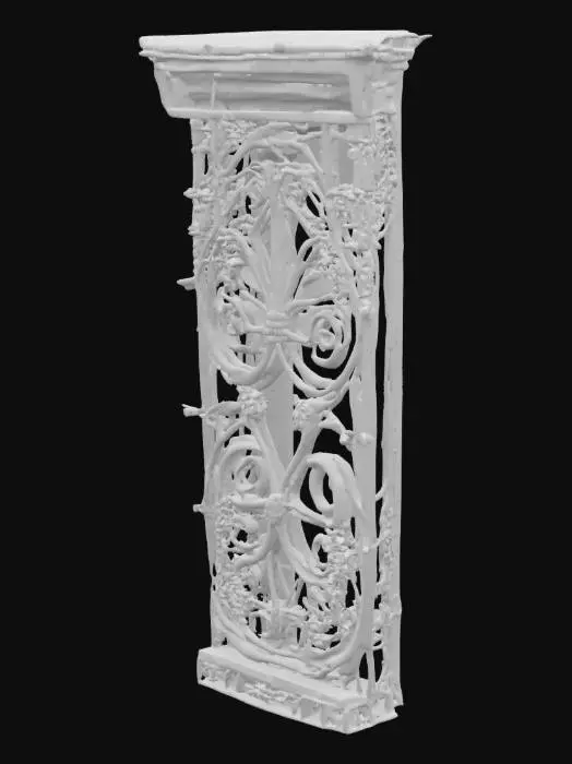 3D model for Vertical Ornamental Ironwork