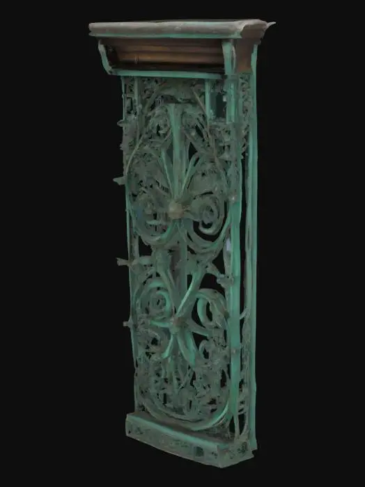 3D model for Vertical Ornamental Ironwork