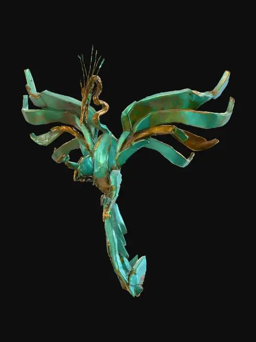 3D model for peacock_body_decimate